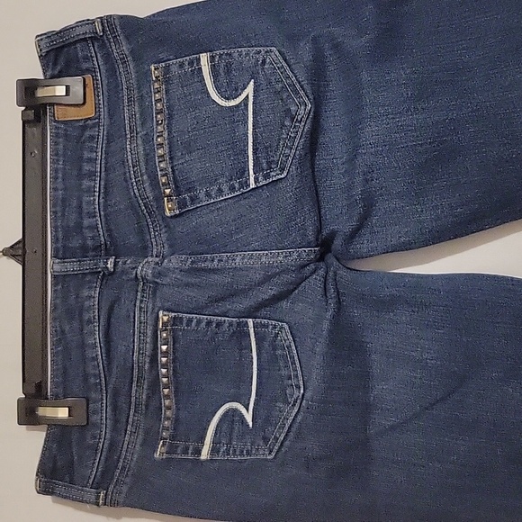Women's American Eagle Artist Crop Low Rise Sz 10 - Picture 6 of 10